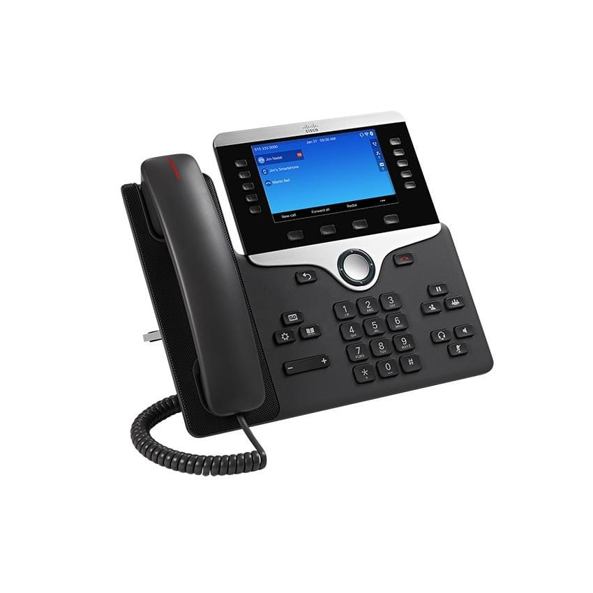 Cisco 8861 IP Phone Black Silver Wi-Fi