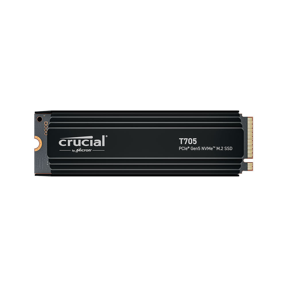 Crucial T705 4TB + HeatSink M.2 NVMe PCIe5 SSD
