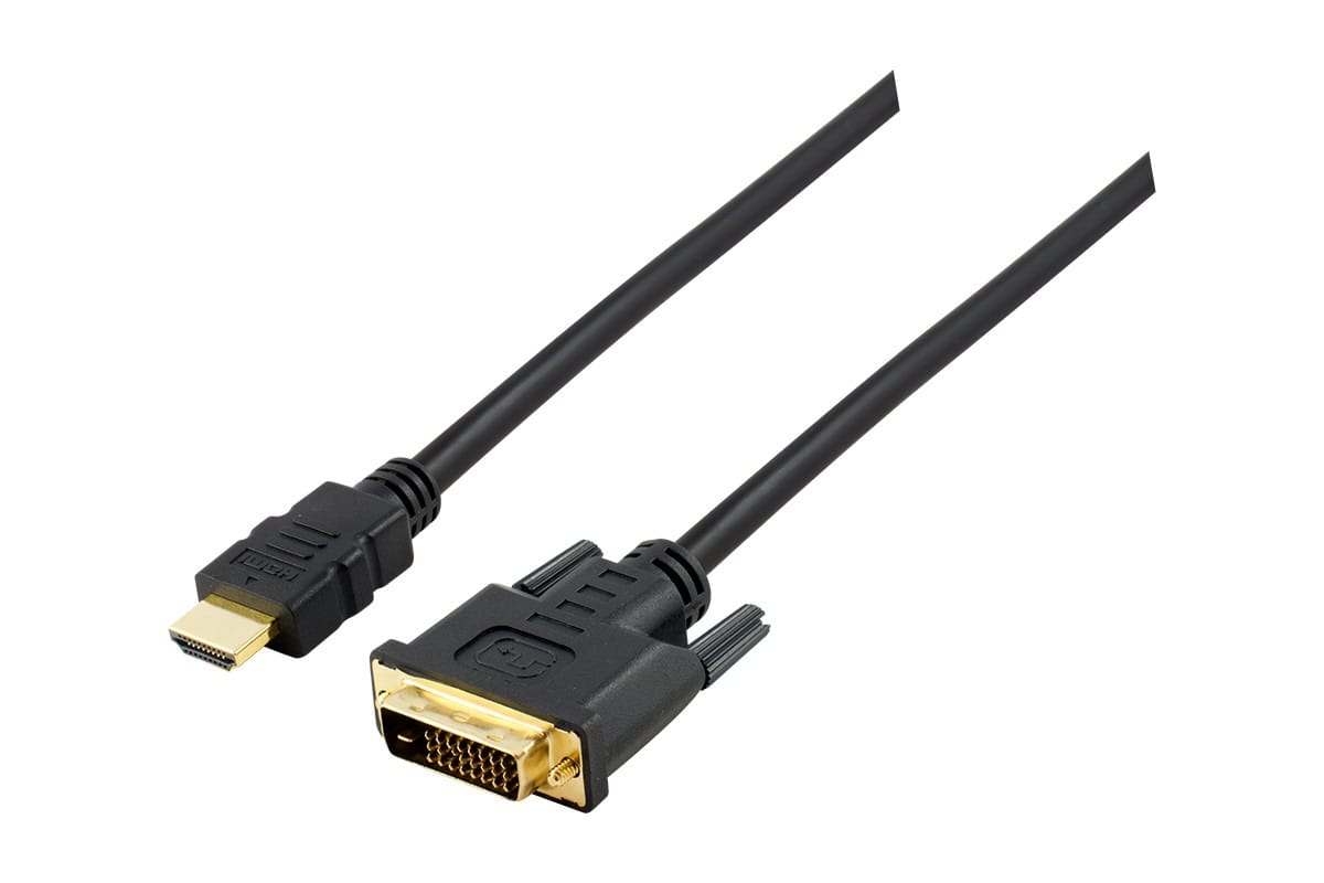 Comsol 1MTR HDMI Male to DVI-D Male Cable