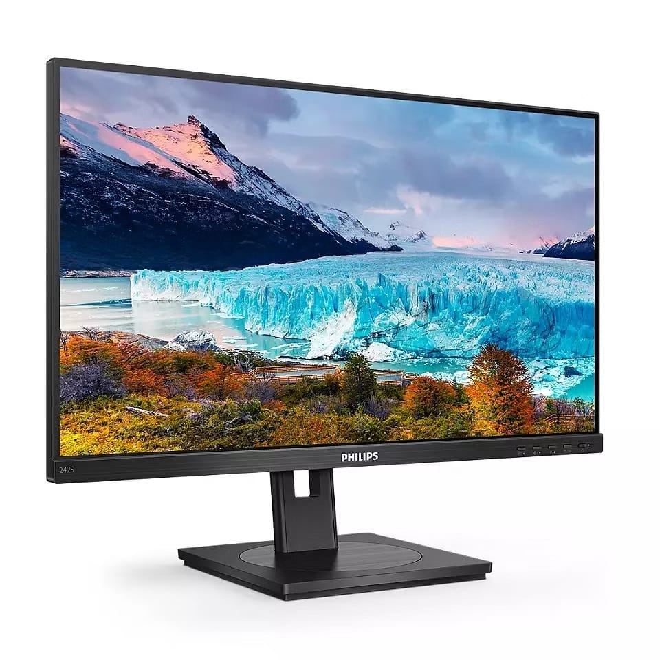 (Carton Damaged) Philips 242S1AE 23.8" FHD IPS 75Hz Adaptive Sync Height Adjustable Monitor