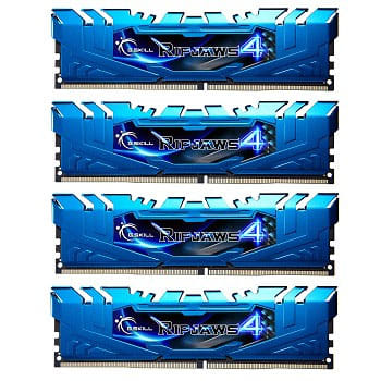 G.Skill RIPJAWS 4 32GB(4x8GB) DDR4-2400 Blue