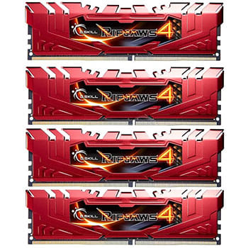 G.Skill RIPJAWS 4 32GB(4x8GB) DDR4-2400 Red