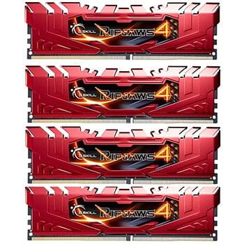 Ripjaws 16GB(4x4GB) DDR4-2666 Memory Red