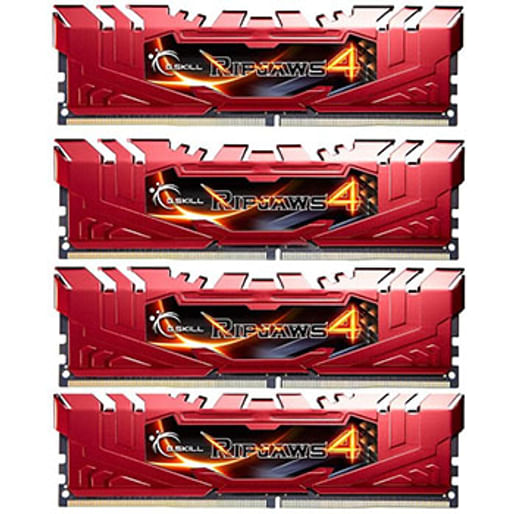 Ripjaws 16GB(4x4GB) DDR4-2666 Memory Red