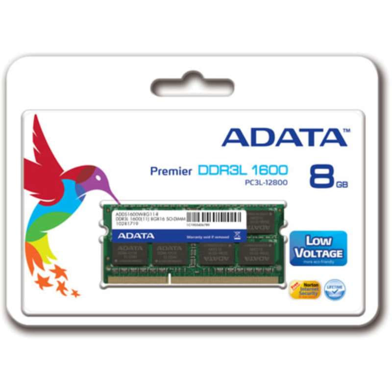 Adata Premier 8GB (1x8GB) DDR3-1600 SODIMM Memory