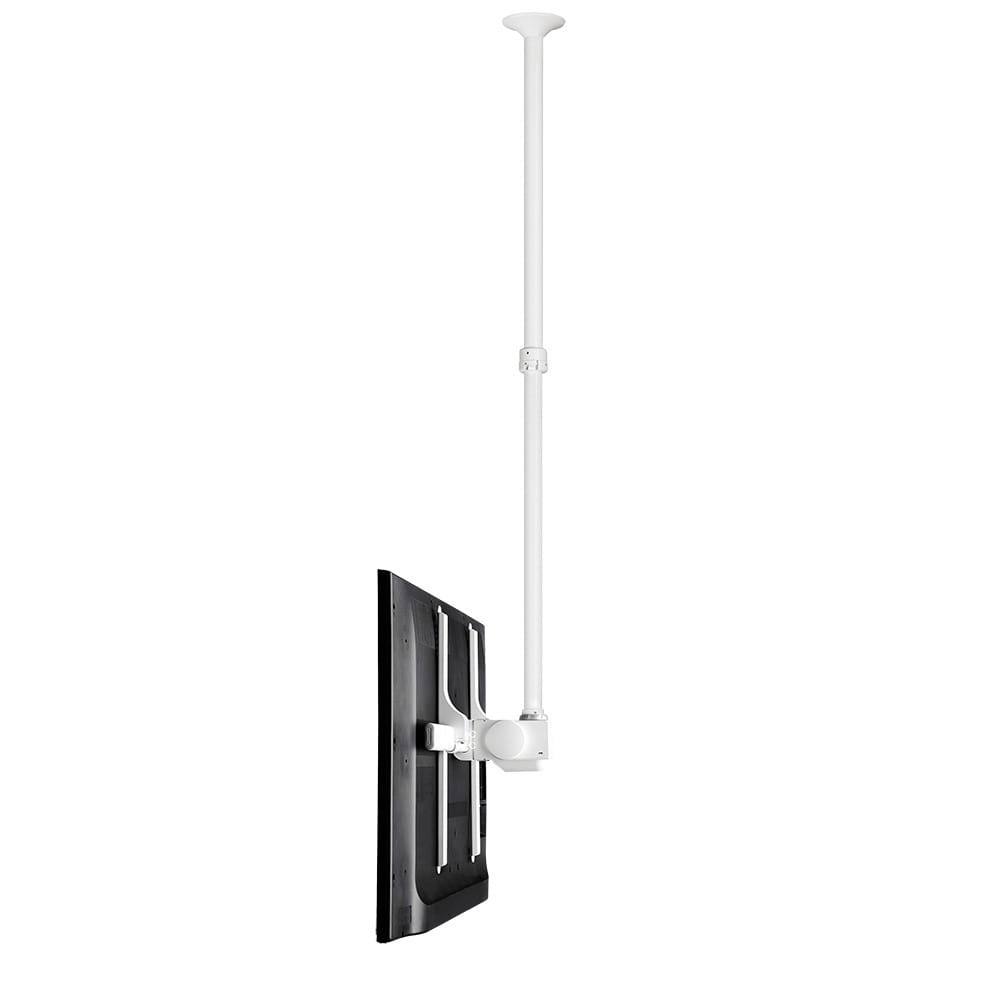Atdec TV Ceiling Mount Tilt Long White