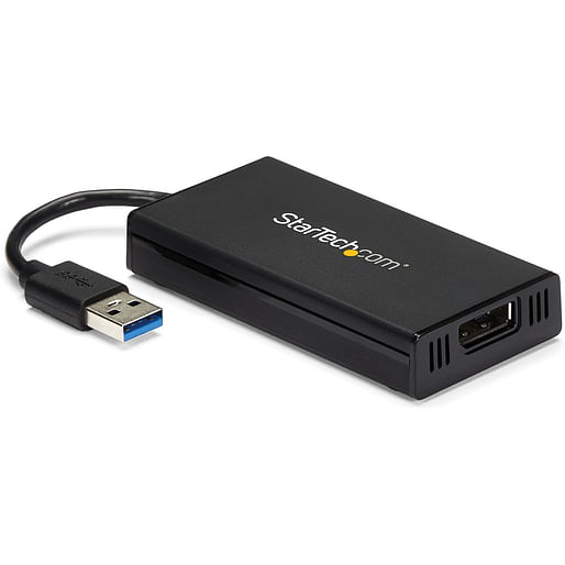 StarTech 4K USB Video Card - USB 3.0 to DisplayPort Graphics Adapter