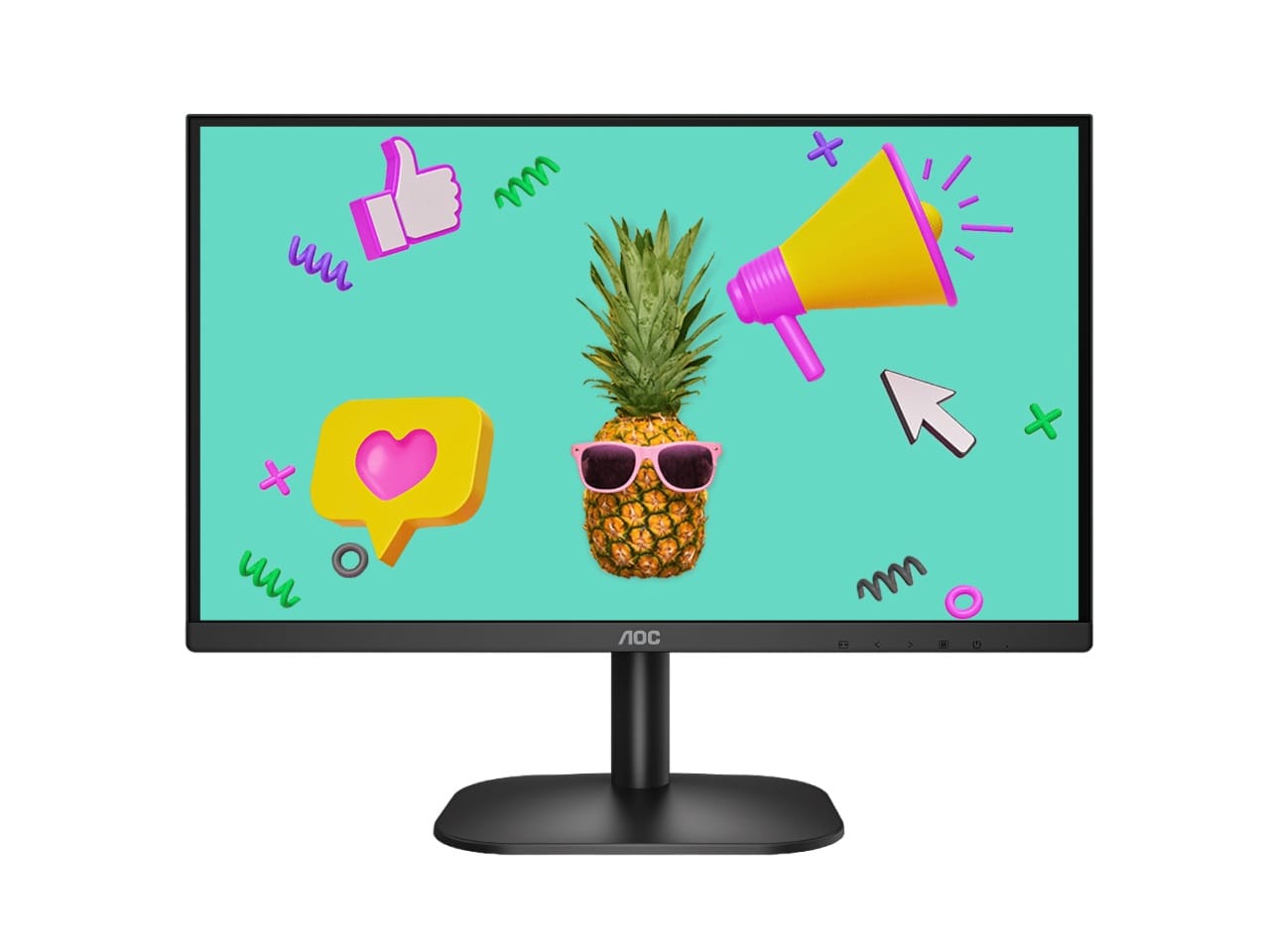 (Manufacturer Refurbished) AOC 24B2XH 23.8" Full HD IPS 75Hz Flicker Free Monitor