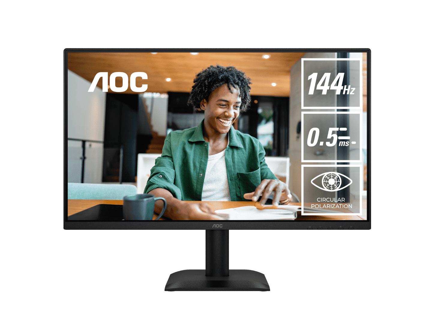 AOC 24E40L 23.8" FHD IPS 0.5ms 144Hz Business Monitor
