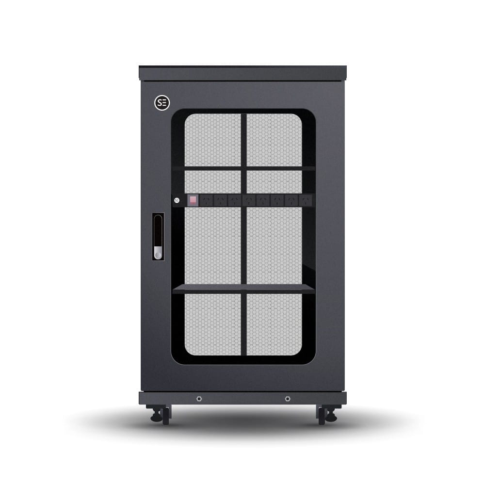 Serveredge 24RU 600mm Wide & 1263mm Height Fully Assembled Free Standing Server Cabinet