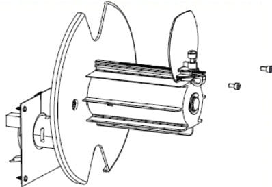 Zebra Kit Media Rewind Spindle