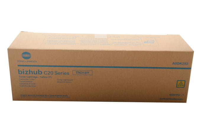 Konica Minolta Bizhub C20/C20P TN318 YL Toner 8K