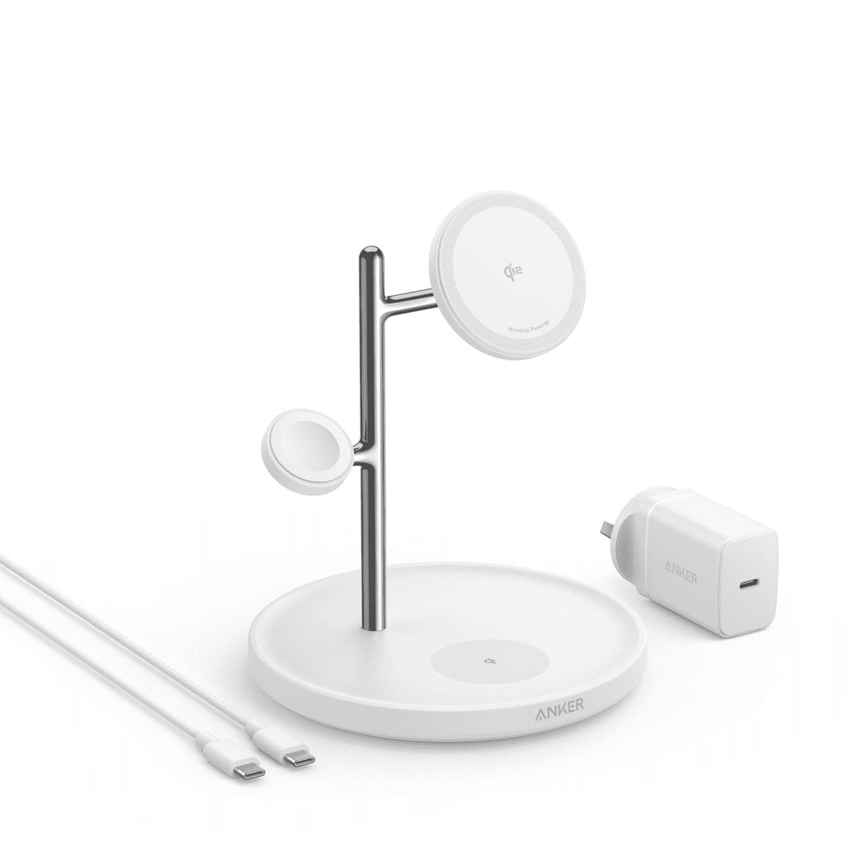 Anker Maggo 3-in-1 Wless Charging Stand w/Qi2