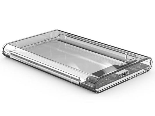 Cruxtec 2.5'' SATA to USB3.1 Enclosure Translucent