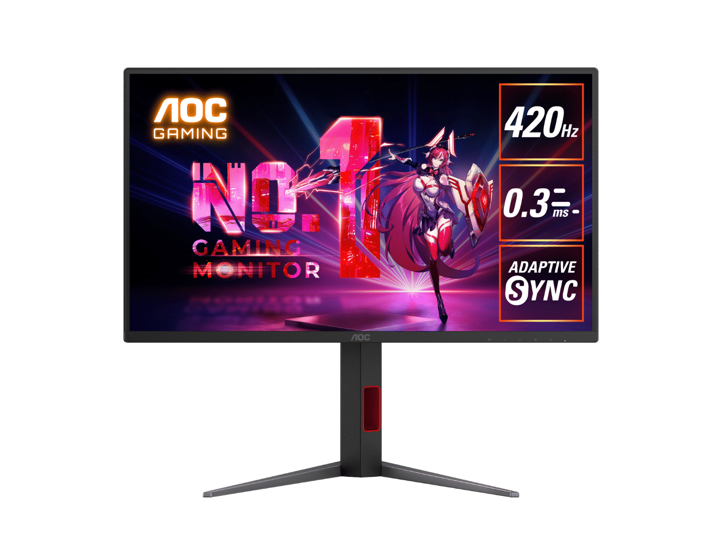 AOC 25G4K 24.5" FHD IPS 0.3ms 240Hz Adaptive Sync Monitor