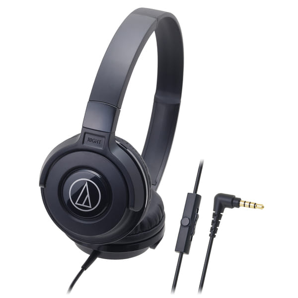Audio-Technica S100iS Portable Street DJ Style Headphones With In Line Mic
