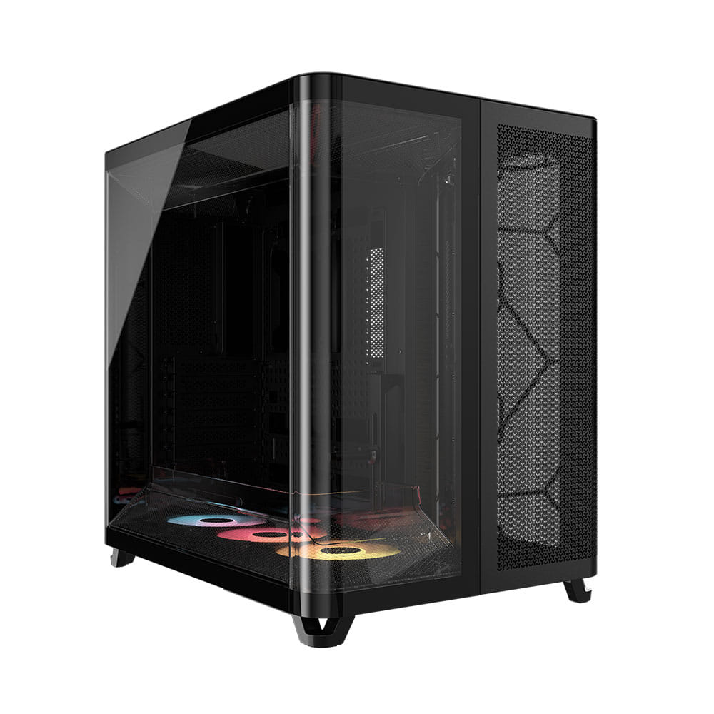 Corsair AIR 5400 RS-R ARGB Tempered Glass Mid-Tower ATX PC Case - Black