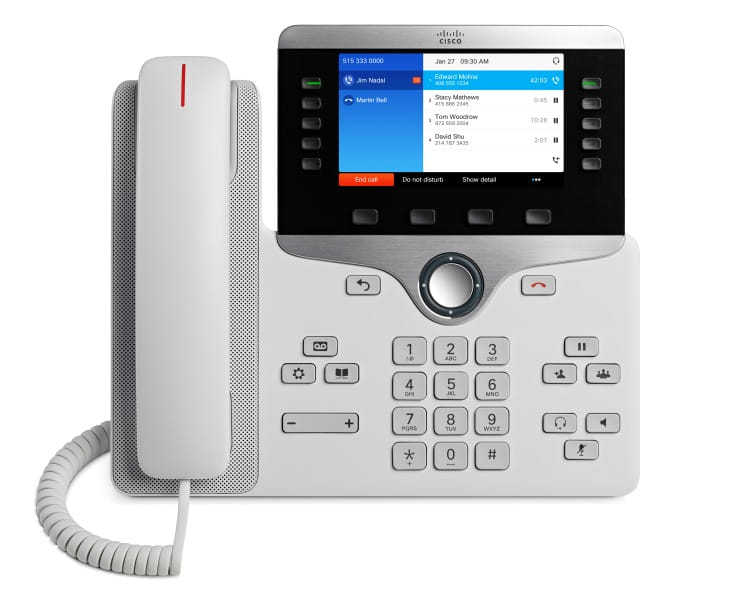 Cisco IP Phone 8841 White
