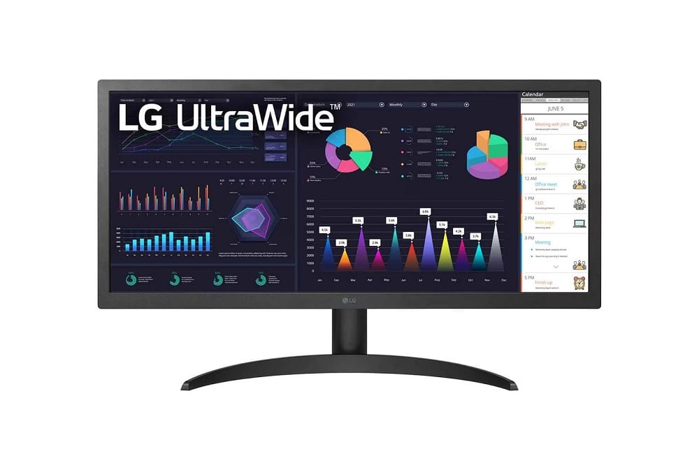 (Carton Damaged) LG 26WQ500 26" Ultrawide FHD HDR10 IPS FreeSync Monitor