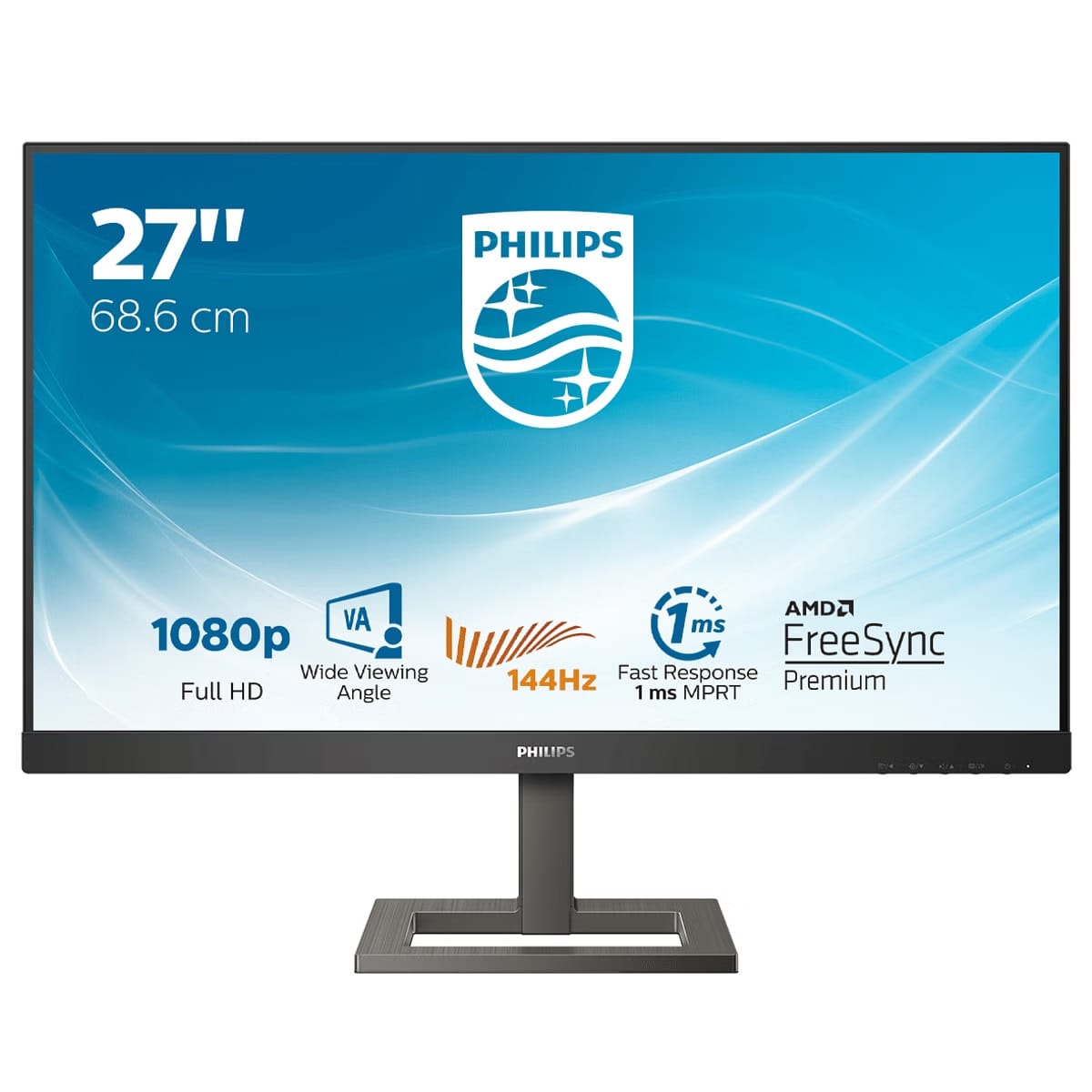 (Ex-Demo) Philips 272E1GAEZ 27" FHD 165Hz Height Adjustable Monitor