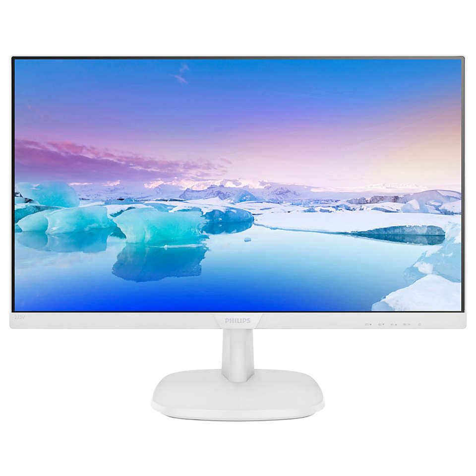 white computer screen monitor