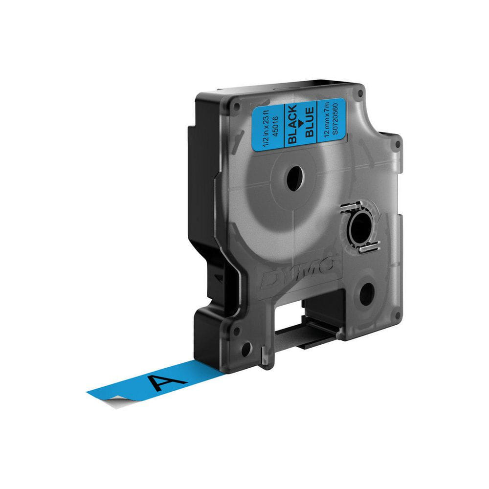 DYMO D1 Standard - Black on Blue 12mm