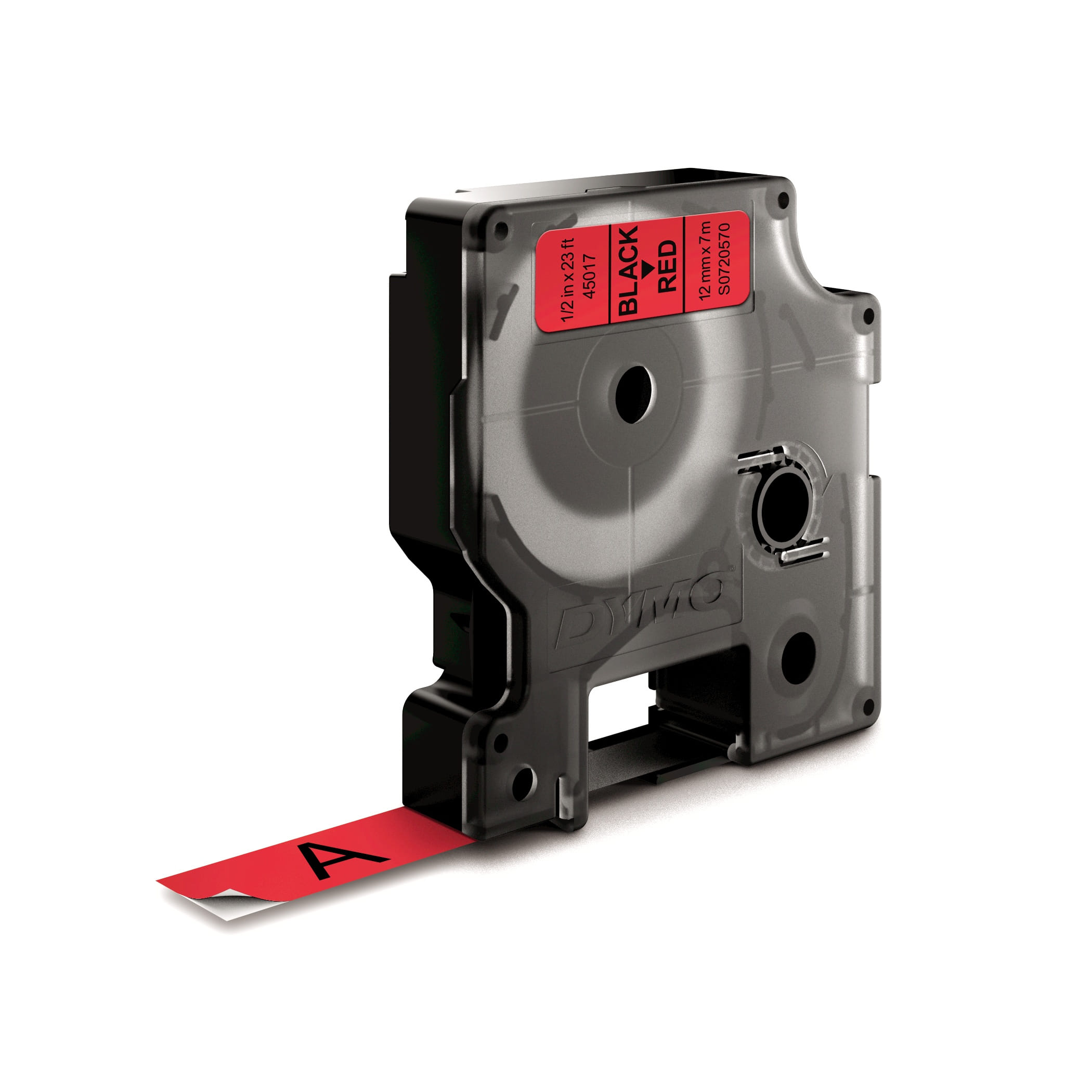 DYMO D1 Standard - Black on Red 12mm