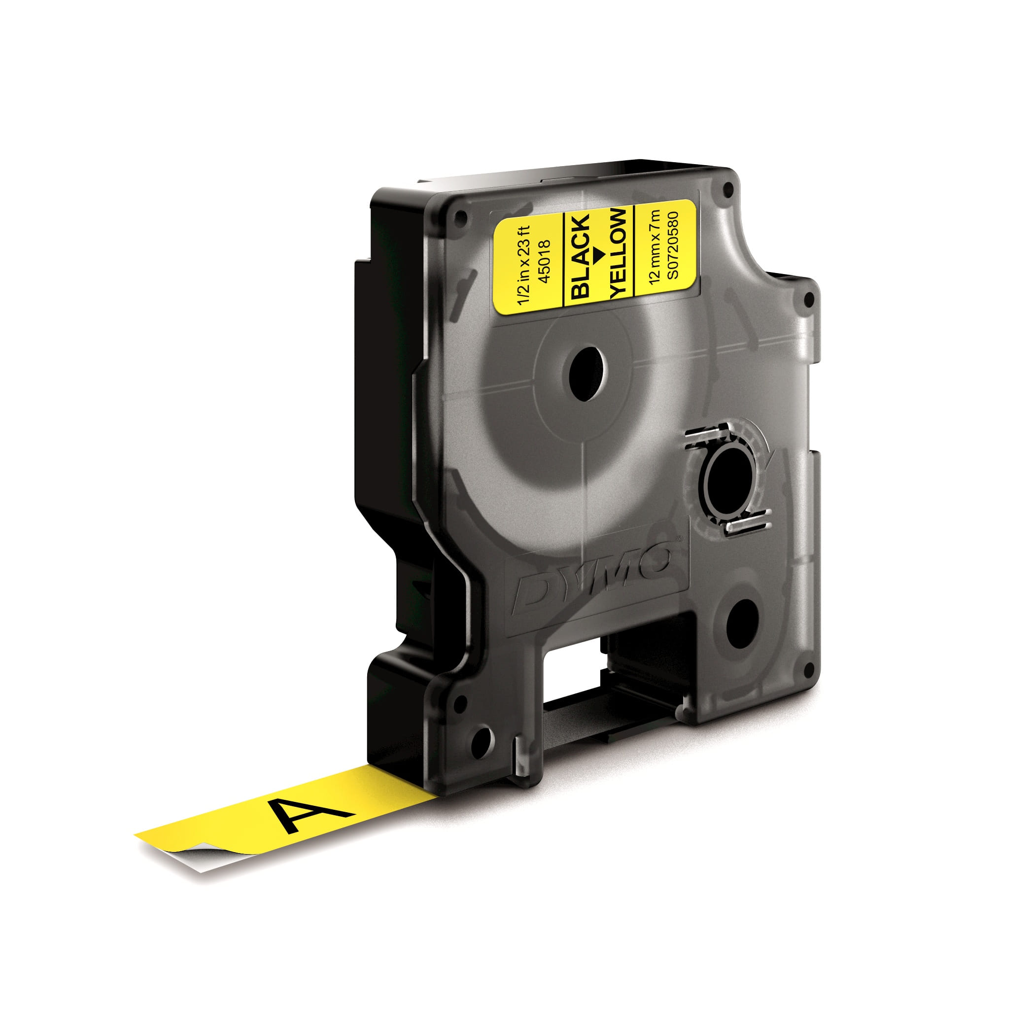 DYMO D1 Standard - Black on Yellow 12mm