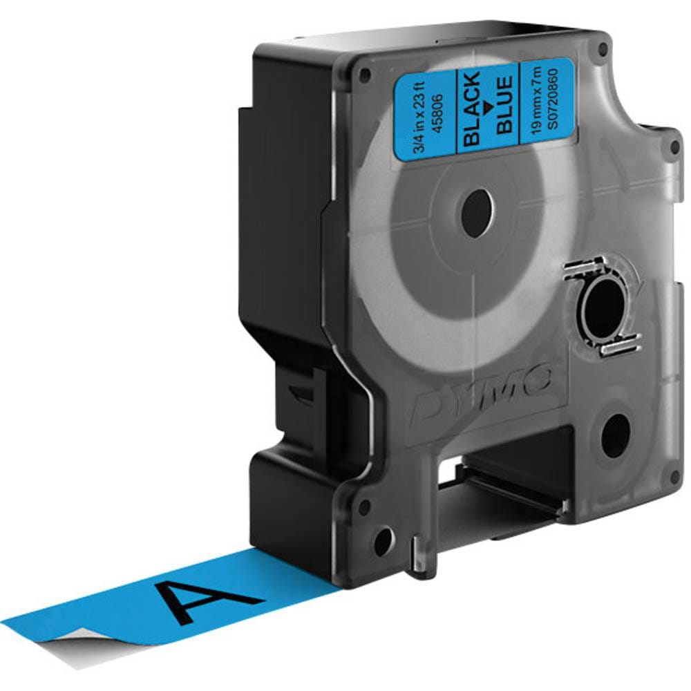 DYMO D1 Standard - Black on Blue 19mm