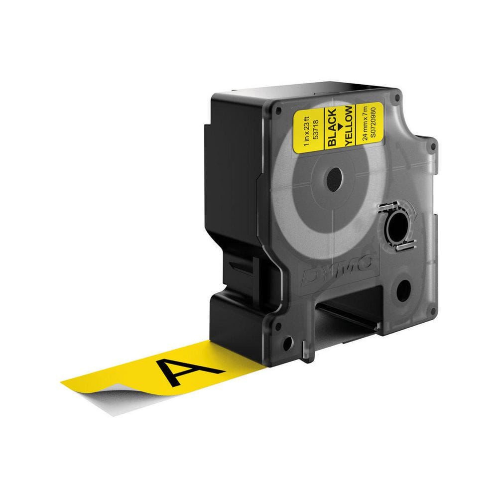 DYMO D1 Standard - Black on Yellow 24mm
