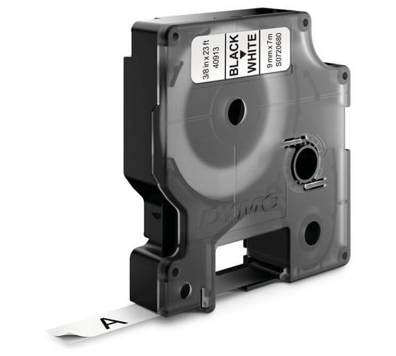DYMO D1 Standard - Black on White 9mm