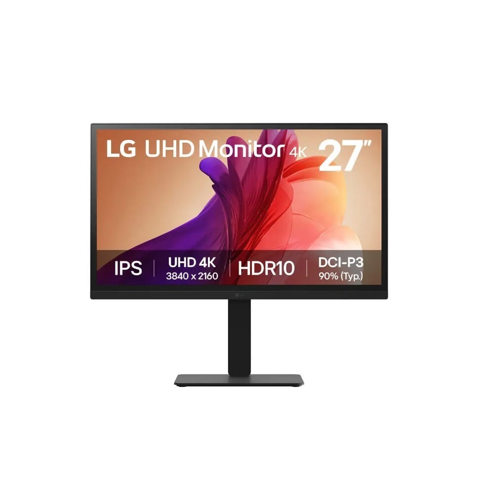 LG 27BA45U-B 27" 4K UHD IPS Height Adjustable Monitor