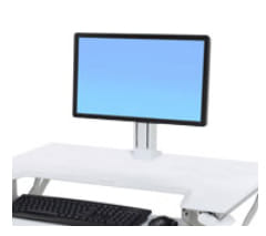 Ergotron WorkFit Single LD Monitor Kit - White