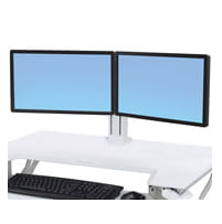 Ergotron WORKFIT DUAL MONITOR KIT WHITE