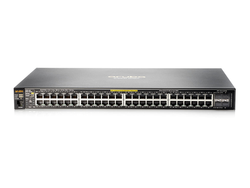 Aruba 2530 48 PoE+ Managed L2 Fast Ethernet (10/100) Power over (PoE) 1U Grey