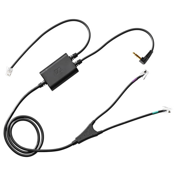 Sennheiser CEHS-PA 01 3.5mm RJ-9 EHD Adaptor Cable Black
