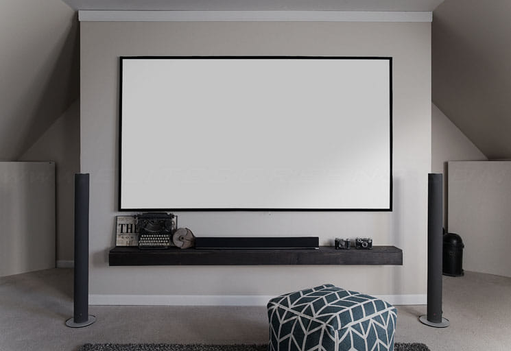 Elite Screens 150" Edge Free Projector Screen Velvet