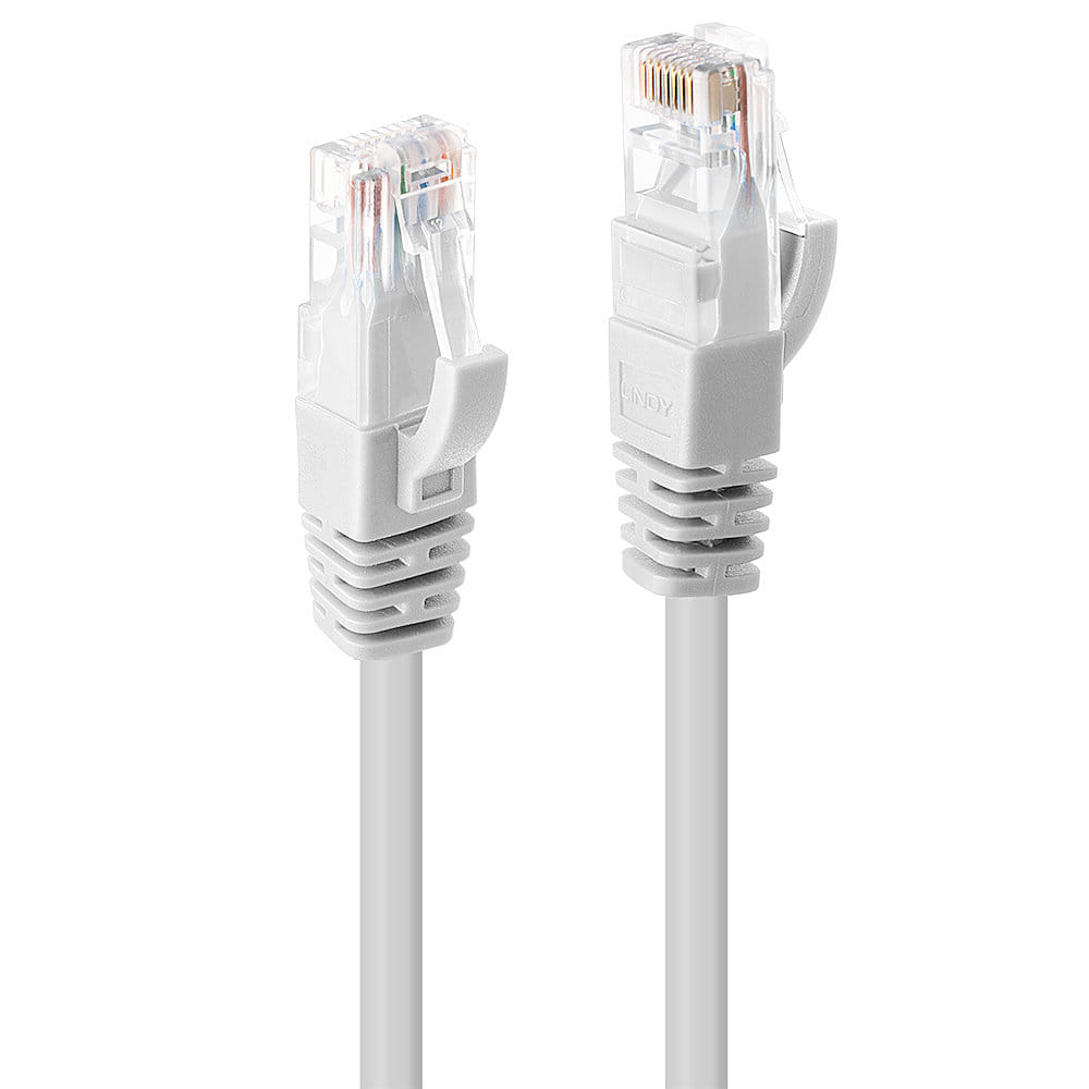 Lindy .5m CAT6 UTP Cable - White