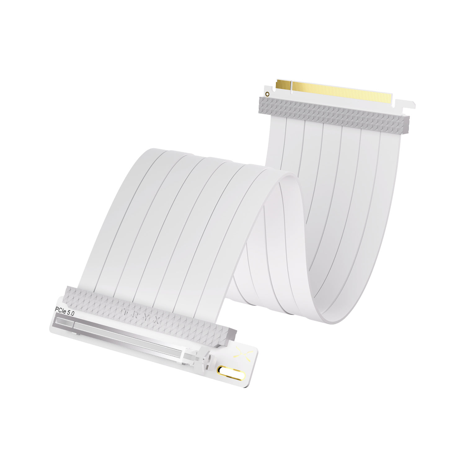 TRYX String PCI-E 5.0 200mm Riser Cable - White