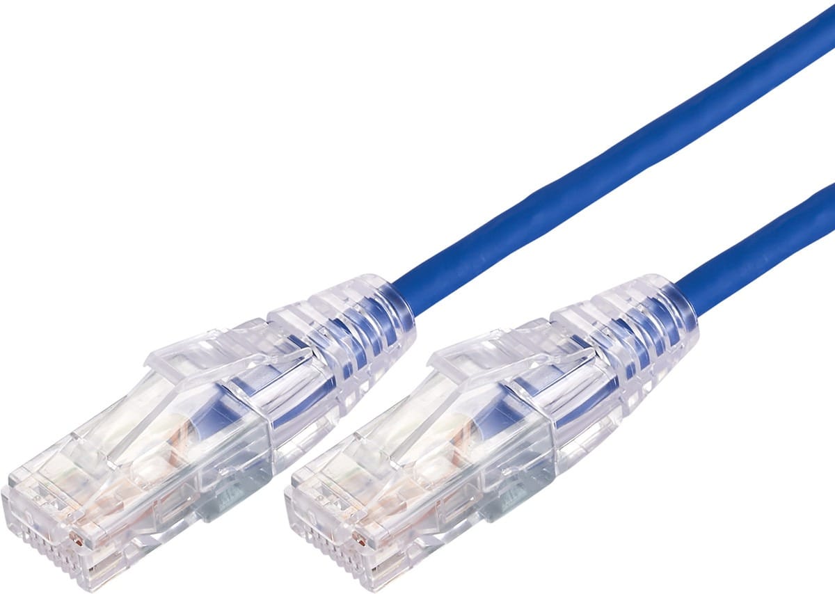 Comsol 0.5M Ultra Thin CAT 6A UTP Patch Cable Blue