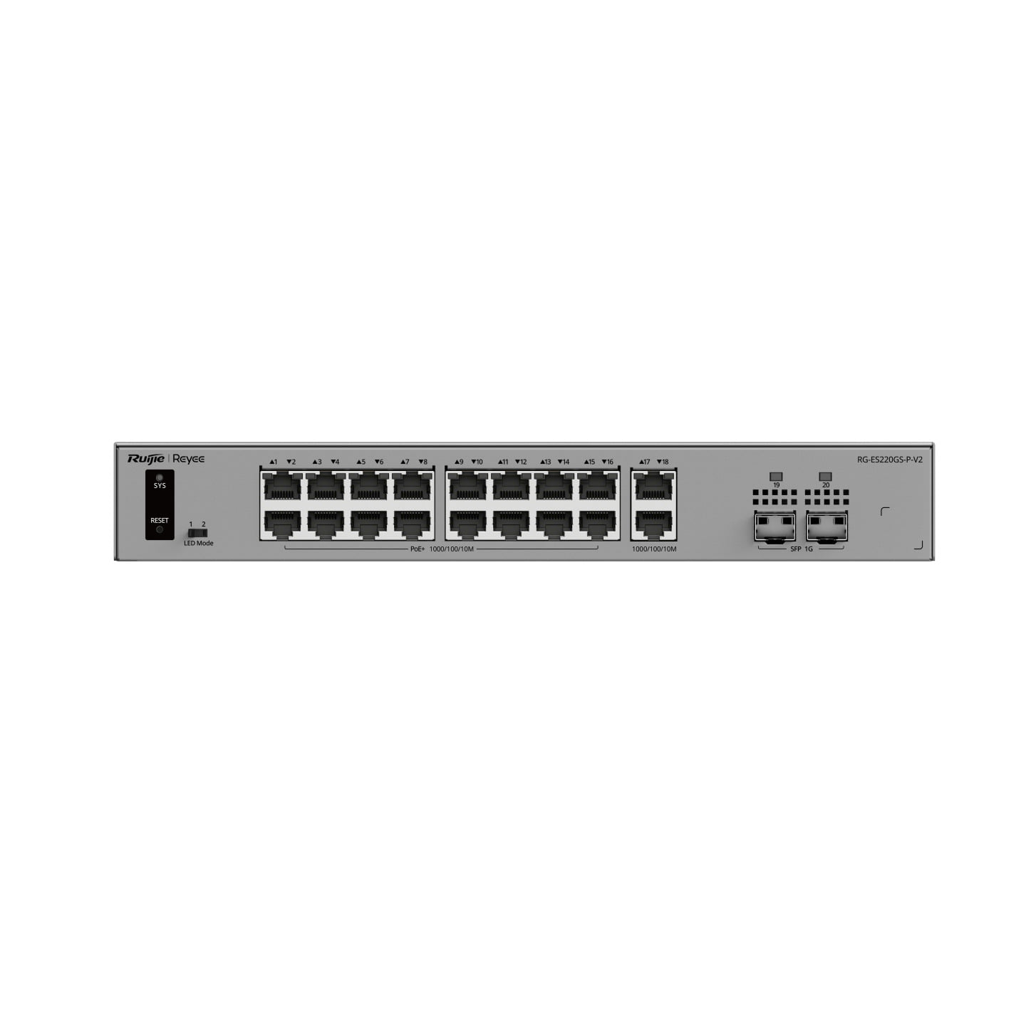 Ruijie 20-Port Gigabit Smart Cloud-Managed PoE Switch