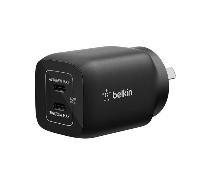 Belkin Dual USB-C Wall Charger 65W for Nintendo