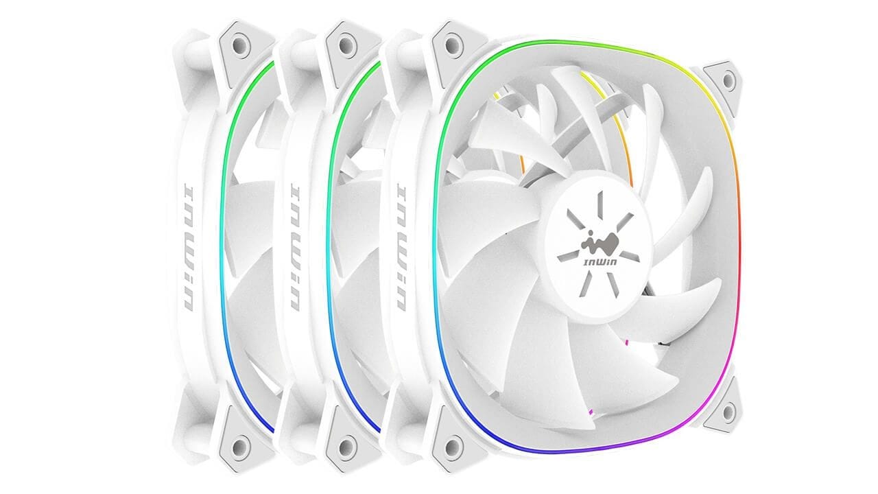 Inwin Sirus Extreme White ARGB Case Fan 3 Pack