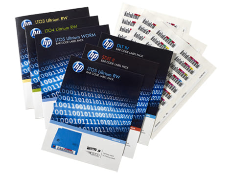 HPE storage Media Label Self-adhesive 100 pc(s)