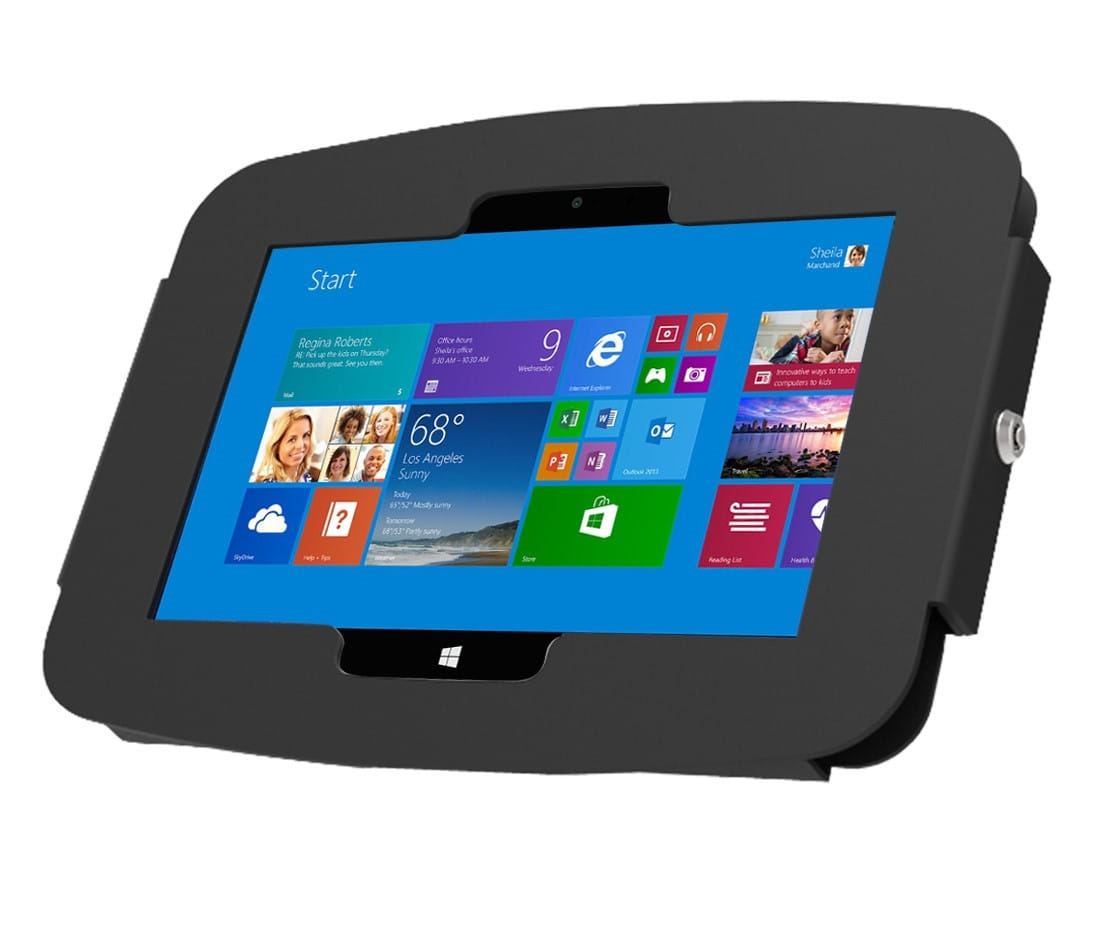 Compulocks Space MS Surface Pro 4 -7 Security Display Enclosure - Black
