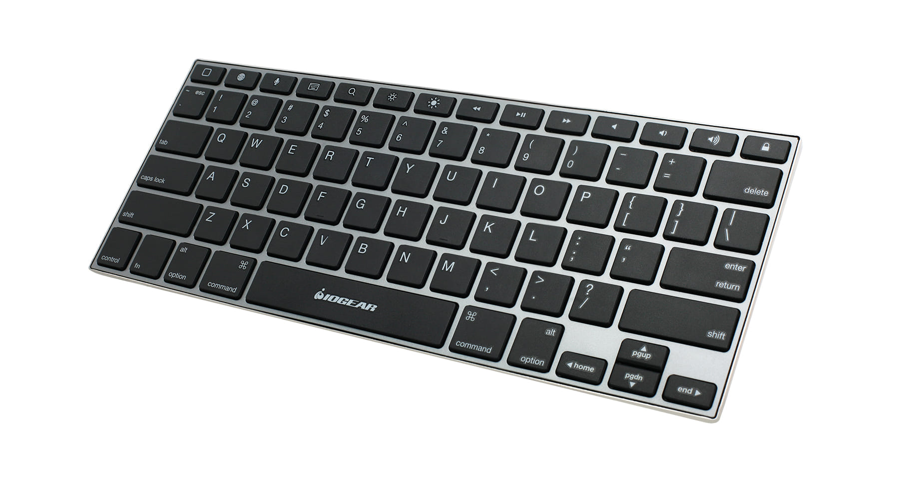 iogear KeySlate Keyboard Bluetooth QWERTY English Silver