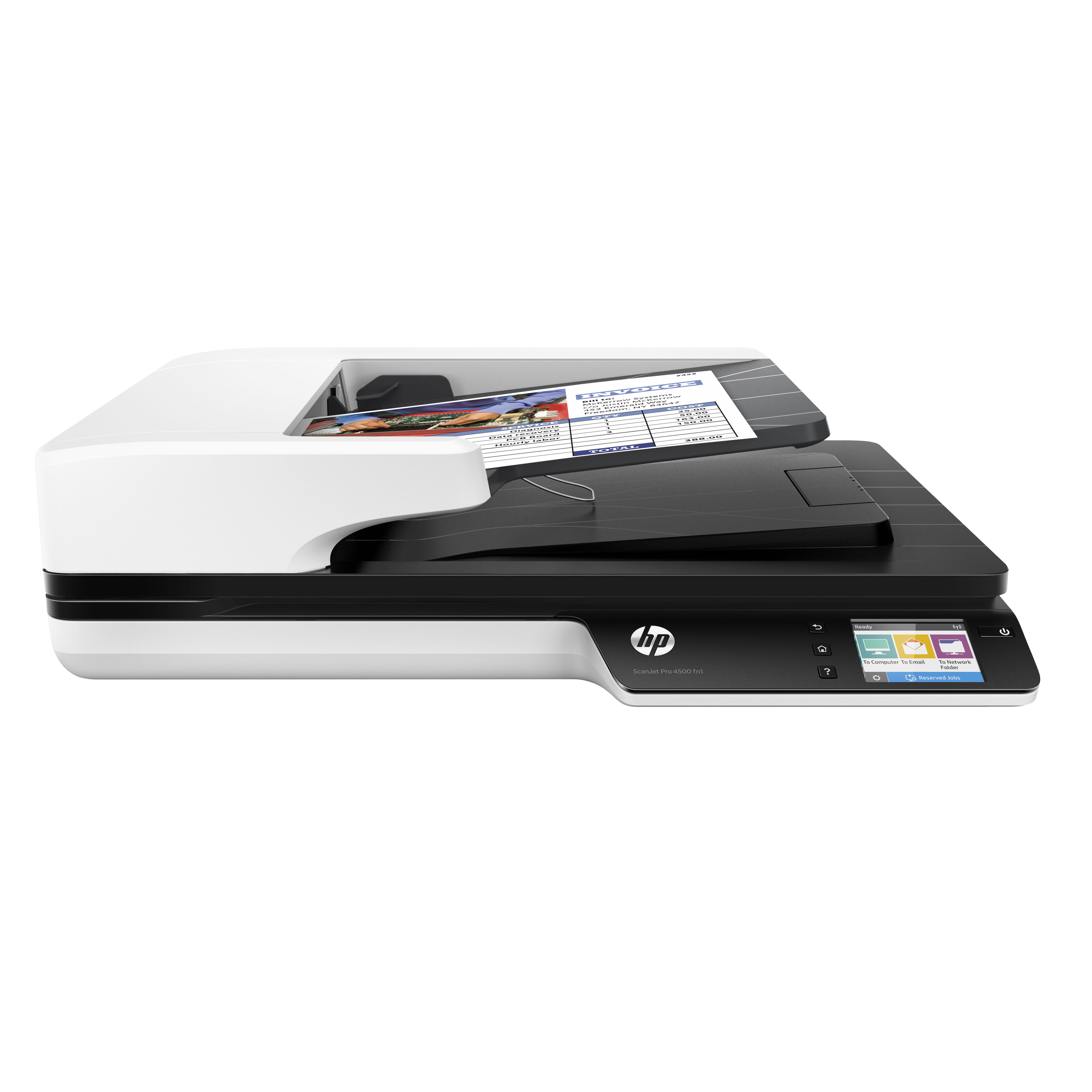 HP Scanjet Pro 4500 fn1 Flatbed & ADF Scanner 1200 x DPI A4 Grey