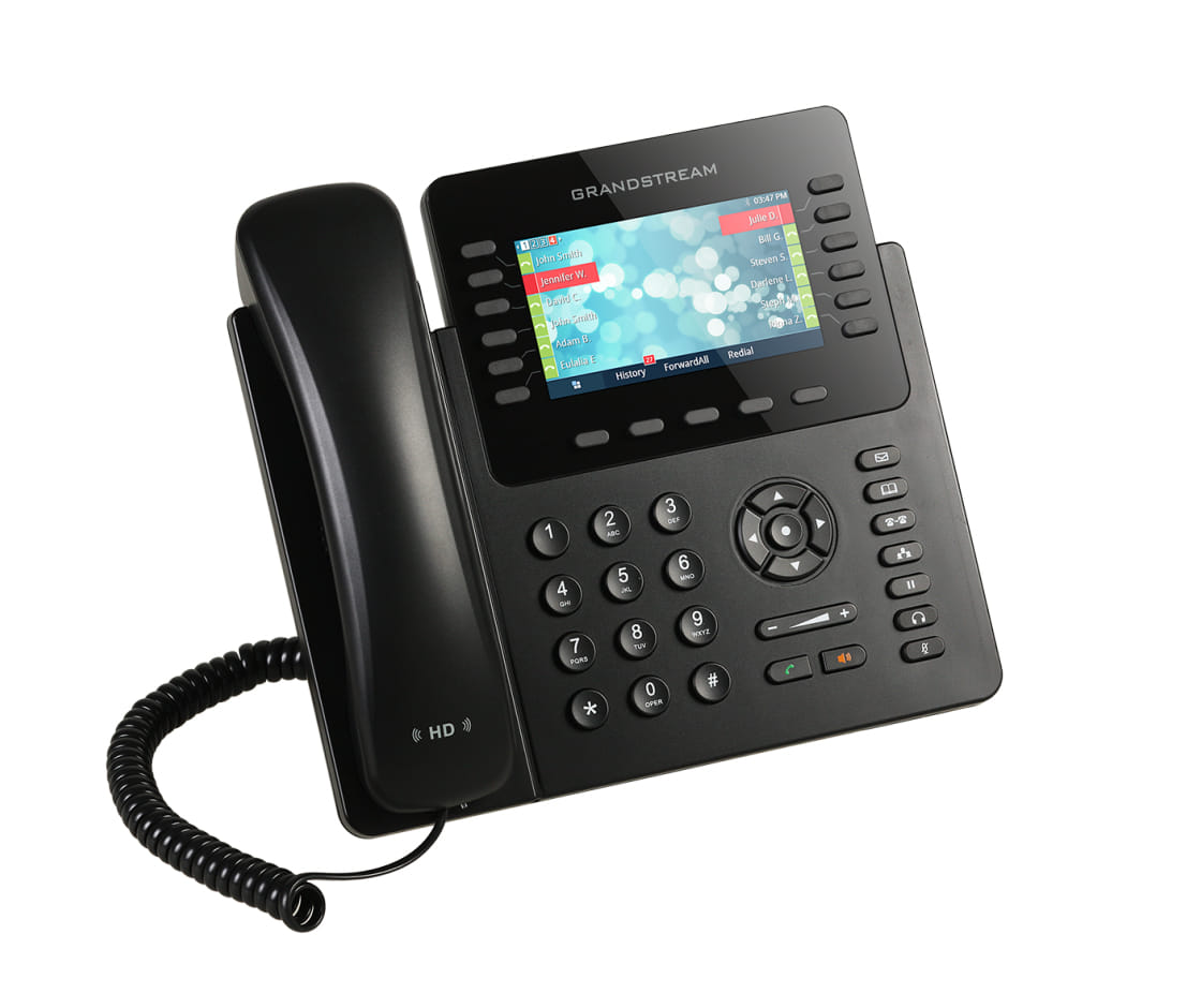 Grandstream Networks IP Phone Wired Handset 12 lines LCD