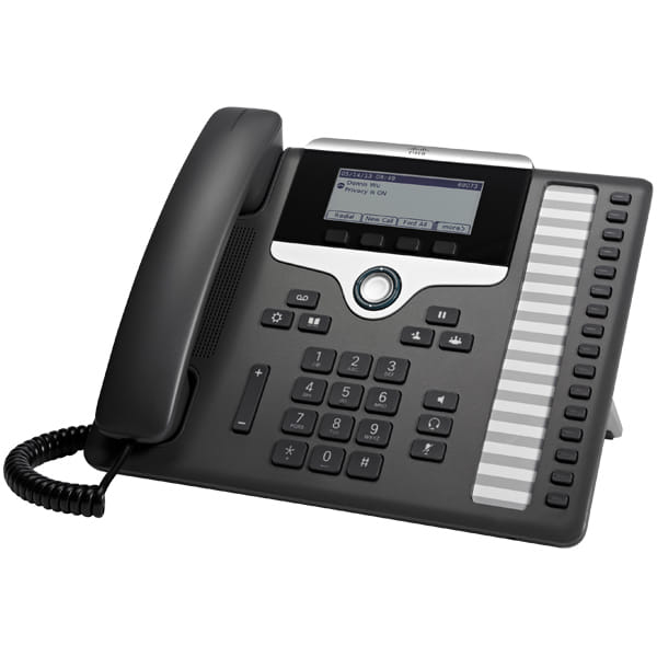 Cisco 7861 IP Phone Black, Silver Wired Handset 16 lines LCD