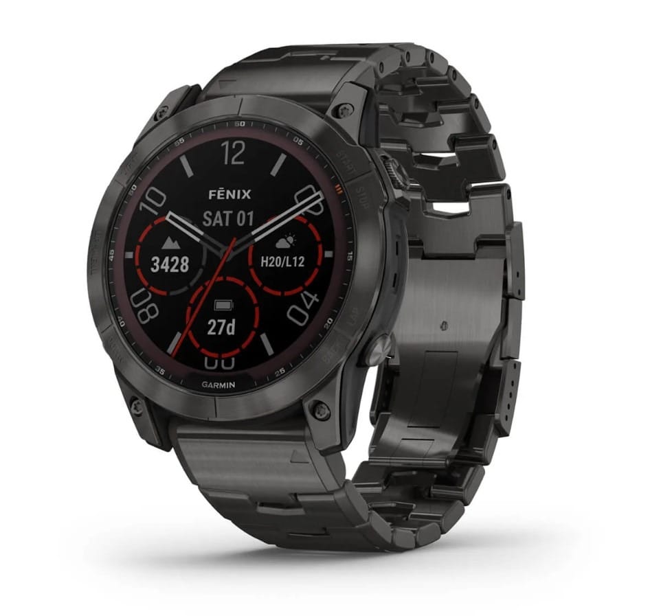 Garmin Fenix 7X Sapphire Solar Ed Carbon Grey
